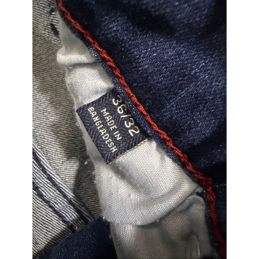 Jachs New York Men's Comfort Stretch Dark Blue Denim Jean 36x32 - Picture 5 of 6
